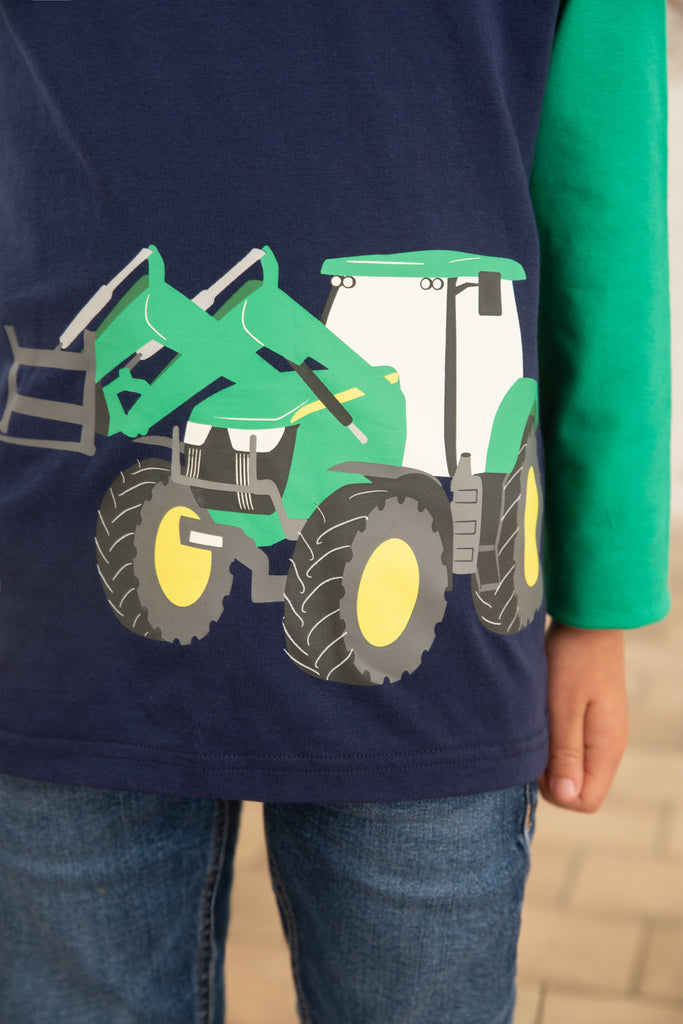 Mason Long Sleeve - Green Tractor