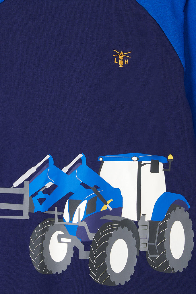 Mason Long Sleeve - Blue Tractor