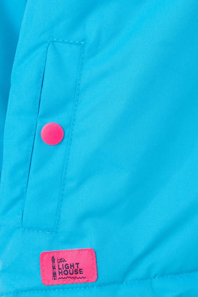 Amelia Coat - Bright Teal Colour by Lighthouse