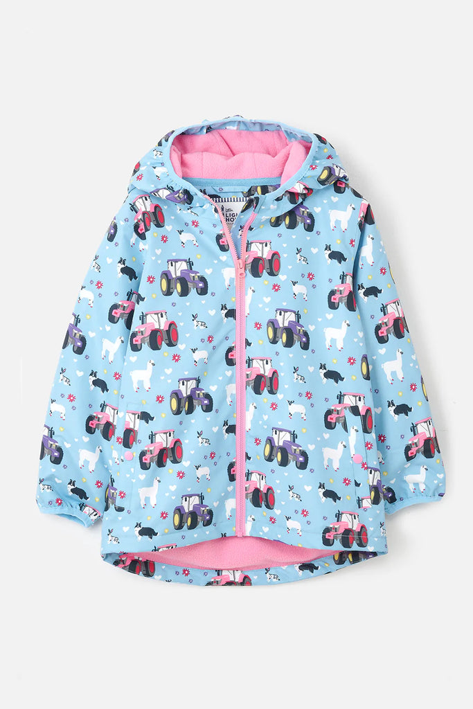 Amelia Coat - Sky Farm Print by Lighthouse